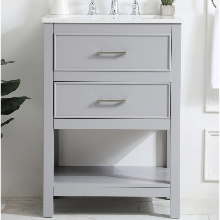 Highland Dunes Goodin 24" Single Bathroom Vanity Set & Reviews Wayfair